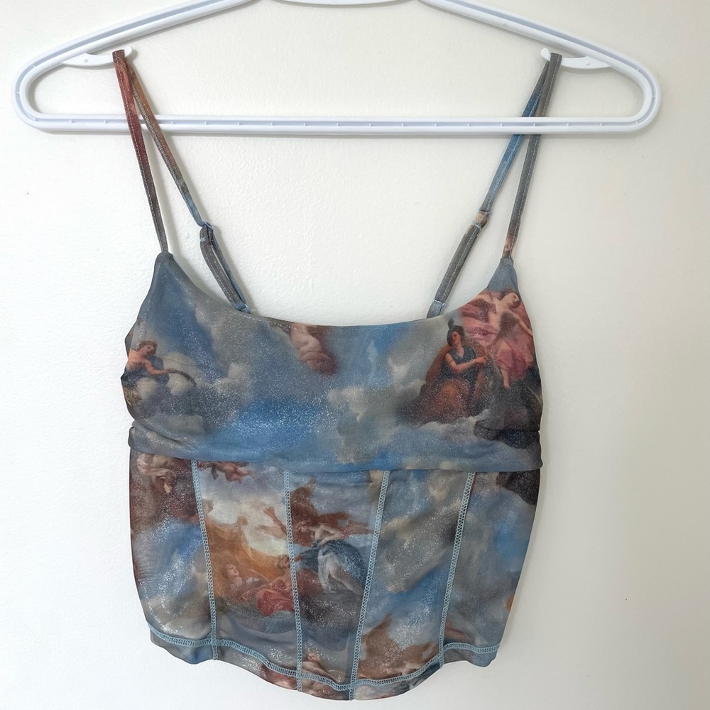 Adorable UO angel corset style top!!